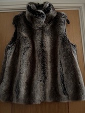 LAURA ASHLEY Faux FUR GILET
