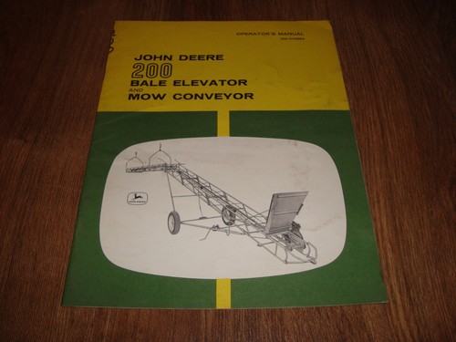 John deere operators manual - john,