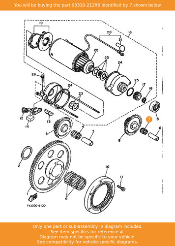 Yamaha bearing 93310 212r6 - yamaha, bearing,