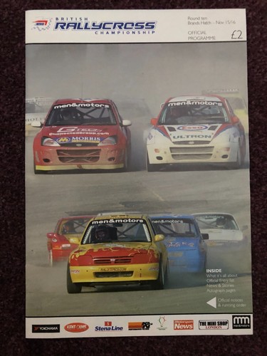 Motor sport racing programme