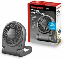 Desktop USB Fan Honeywell Table Fan Turbo on The Go Fan Small Portable Folding 