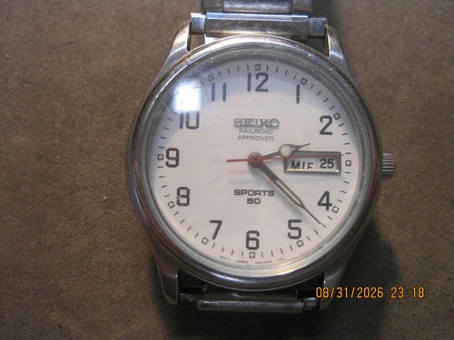Seiko railroad approved watch - seiko,