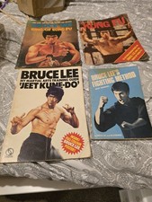 4x Bruce Lee Books. Fighting Method, Training guide, Kung fu, Jeet Kune Do