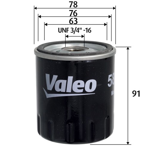 Fits valeo 586157 oil filter - valeo, 3