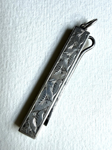 Antique solid silver folding - silver,