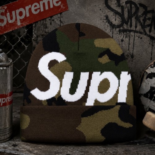 Fw17 supreme big - logo, beanie