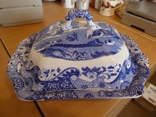 Spode blue italian lidded - spode,