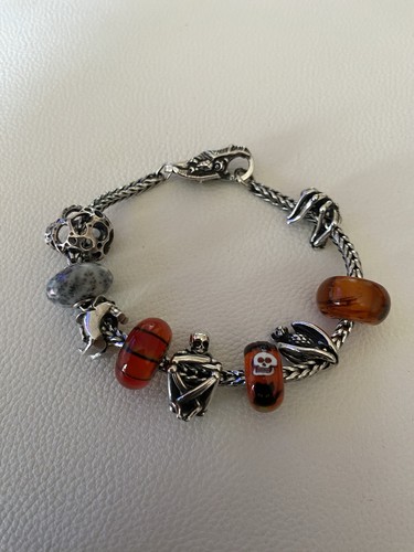 Trollbeads halloween bracelet - trollbeads,