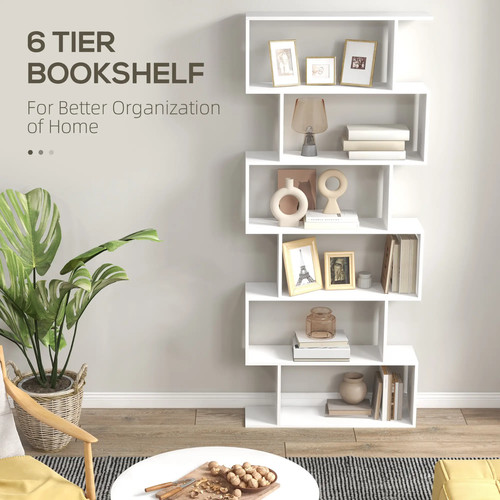 Large wooden bookcase shaped - large, s