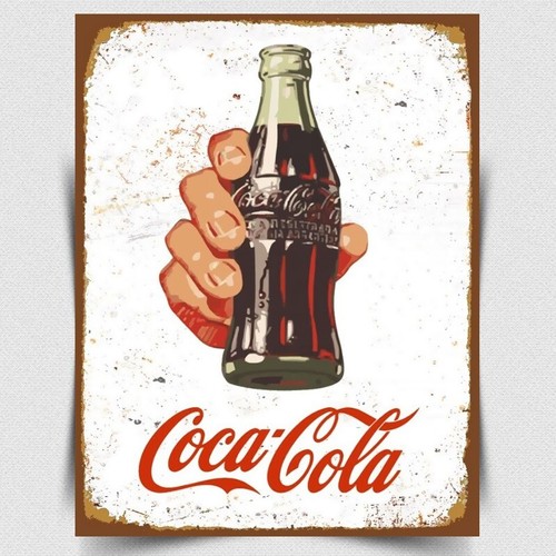Vintage metal sign coca - coca, cola