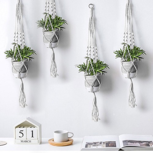4pcs macrame plant hanger - plant,