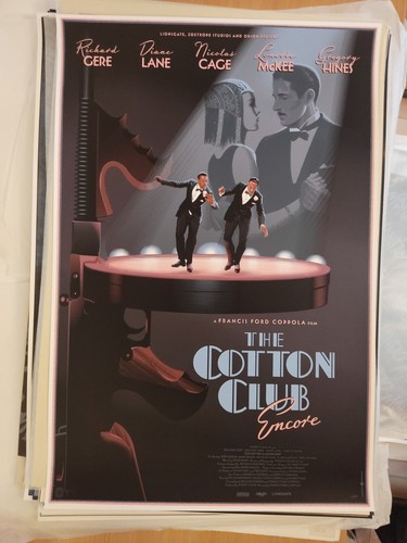 The cotton club screenprint - cotton,