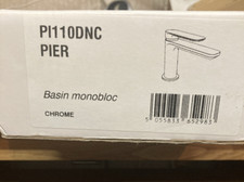 Crosswater PIER basin sink monobloc tap Chrome  PI110DNC Tap only, no waste.