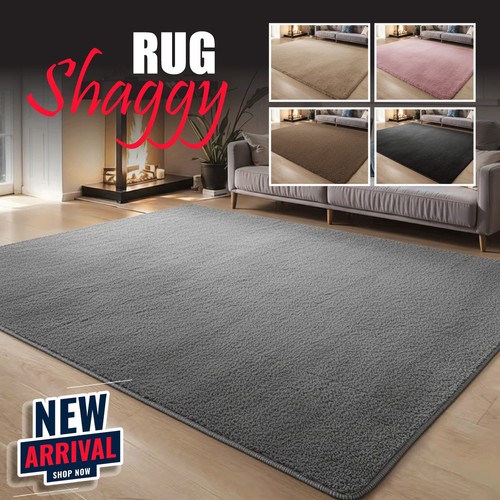Shaggy soft area rug anti - soft, slip