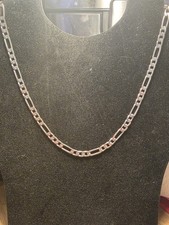Sterling Silver Figaro Chain