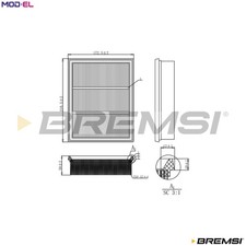 AIR FILTER FA0527 FOR