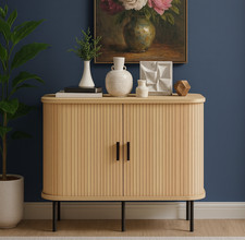 Slatted Tambour Sideboard