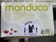 Black Manduca Pure Cotton Baby Carrier With Accessories Black