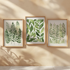 Wall Art Set of 3 – Fern