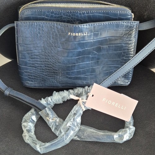 Fiorelli blue croc embossed - blue,