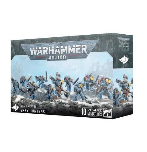 Space wolves grey hunters bits - grey,