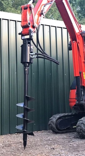 Mini digger auger hydraulic - digger, /