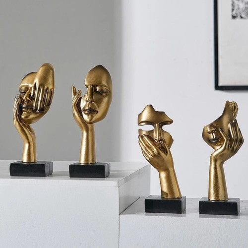 Statue abstract resin desktop - statue,