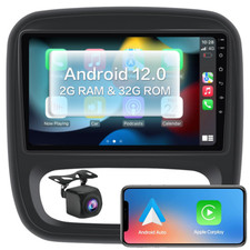 9" Android 12 For Renault Trafic 3 GPS Navi Car Stereo Radio DAB CarPlay RDS+CAM