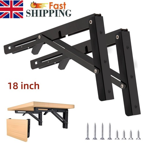 Folding shelf brackets - folding,