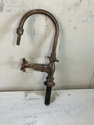 Old copper large cold - large, tap