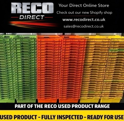 Orange used bale - used, tray