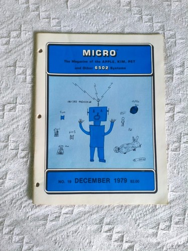 Vintage micro 6502 journal - 6502, no