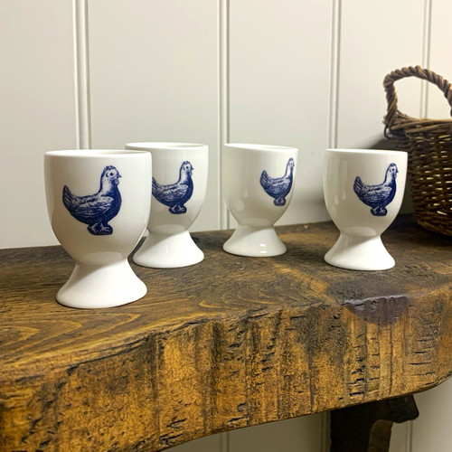 Set white ceramic egg - of, 4