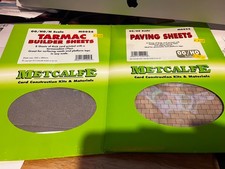 Metcalfe PAVING AND TARMAC SHEETS, M0055, and M0056, SELF ADHESIVE, OO/HO Gauge