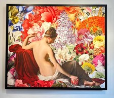 Original framed canvas - , print