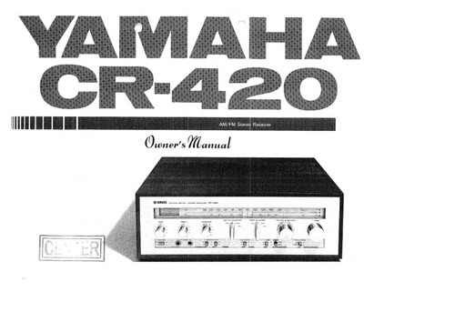 Yamaha 420 receiver owners - receiver,