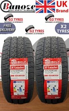 2 X 235 65 16C BANOZE 235/65R16C 115/113T COMMERCIAL M+S VAN TYRES C C LABEL