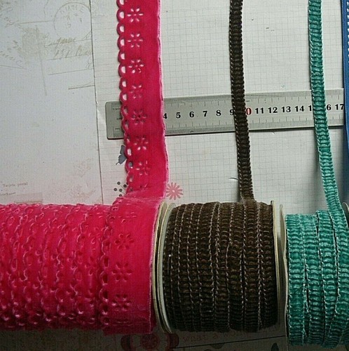 Velvet style ribbon 38mm - style,