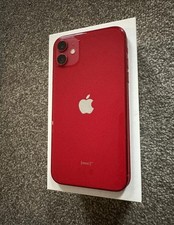 Apple iPhone 11 Red 64GB Unlocked 88% Battery Health Boxed Immaculate Condition