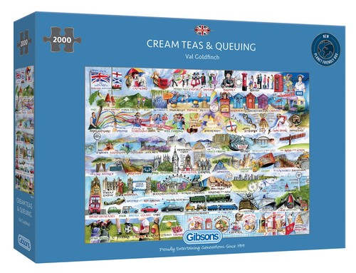 Gibsons cream teas - gibsons, queuing