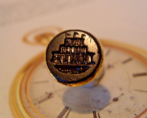 Pocket watch chain fob - pocket,