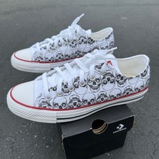 Skull Pattern on White