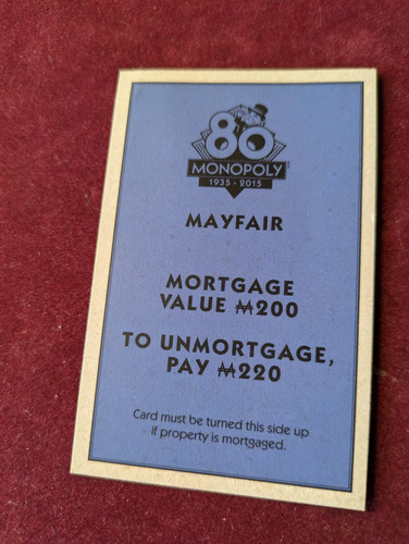 Monopoly 80th anniversary - ,