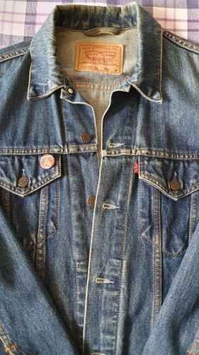 Levi western denim - denim, trucker