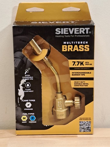Sievert multi torch brass - brass, 7.7k