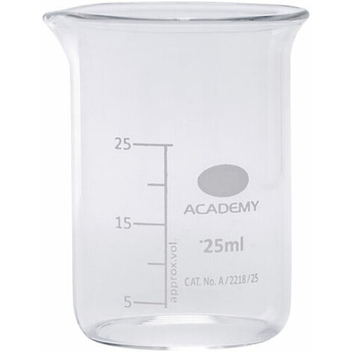 25ml glass beaker lab - 25ml,