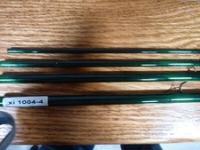 Nymph Fly Rod Blank Graphite Xi Raw Carbon Dark Forrest Green Finish 10' 4wt 4p
