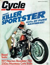March 1971 Cycle motorcycle