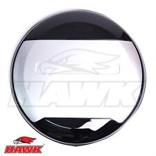 BLACK SILVER SPARE WHEEL COVER