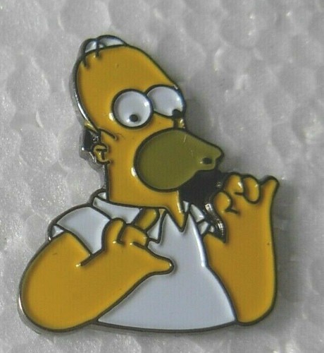 Homer simpson pin badge the - homer, badge.